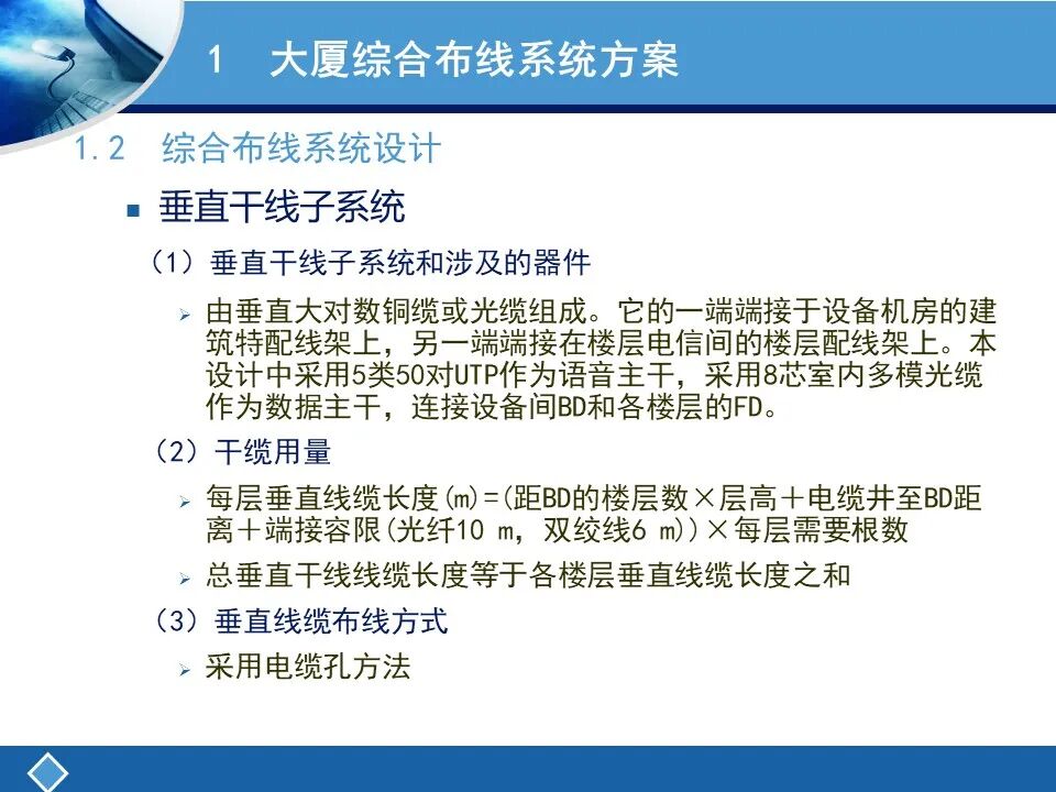 两个案例讲解综合布线系统设计及清单统计的图10