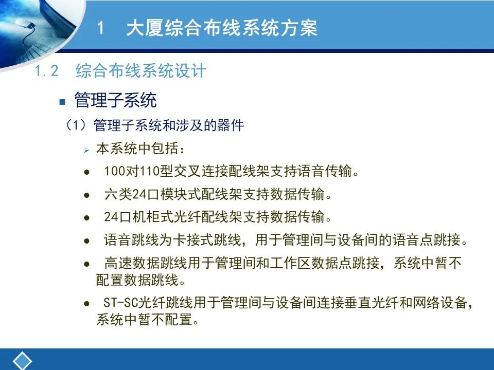 两个案例讲解综合布线系统设计及清单统计的图8