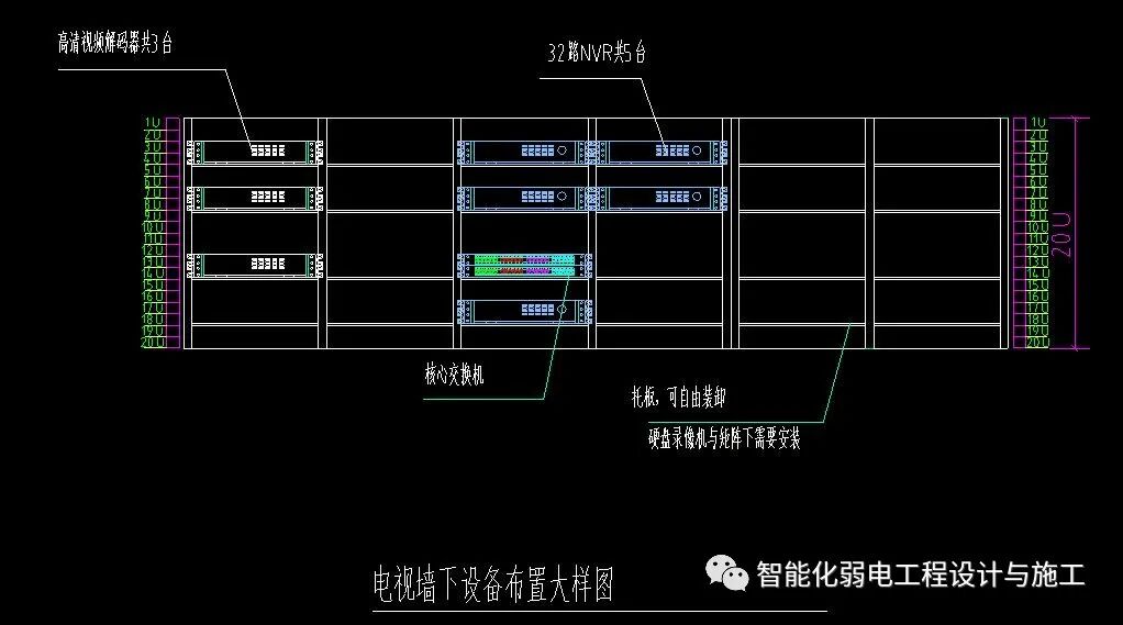 小区智能化弱电系统安装大样图，施工详图的图9