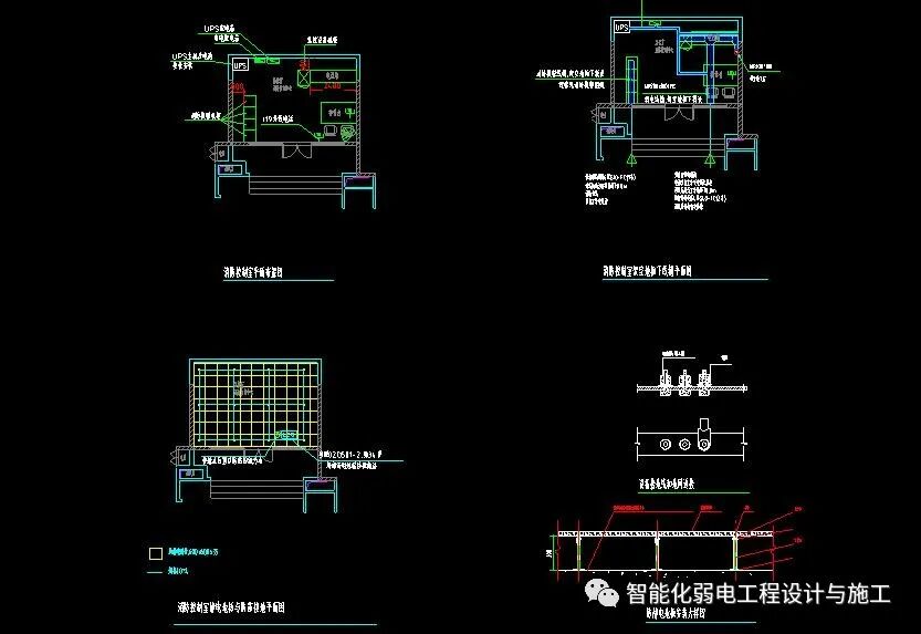 小区智能化弱电系统安装大样图，施工详图的图15