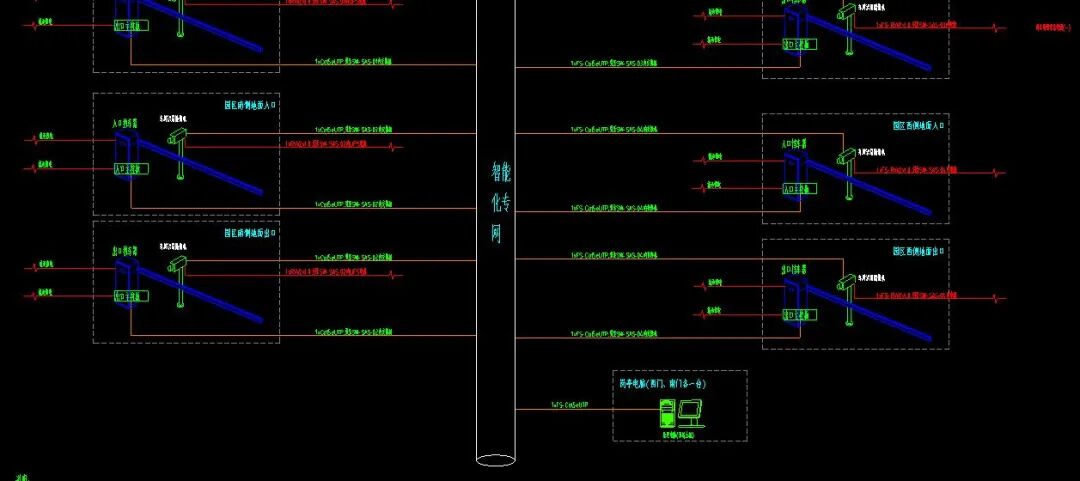 一套非常詳細的弱電CAD系統圖及大樣圖，模塊素材！的圖14