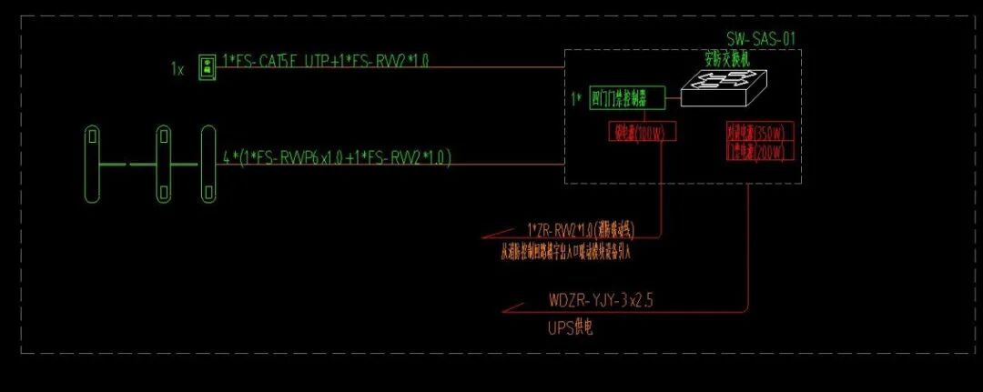 一套非常詳細的弱電CAD系統圖及大樣圖，模塊素材！的圖7