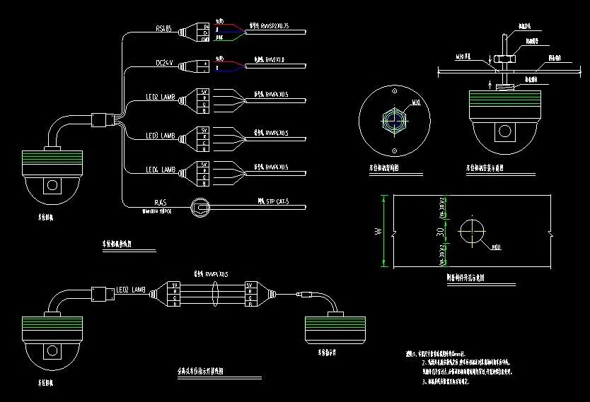 基于车牌识别的反向寻车系统施工手册及CAD图纸的图25