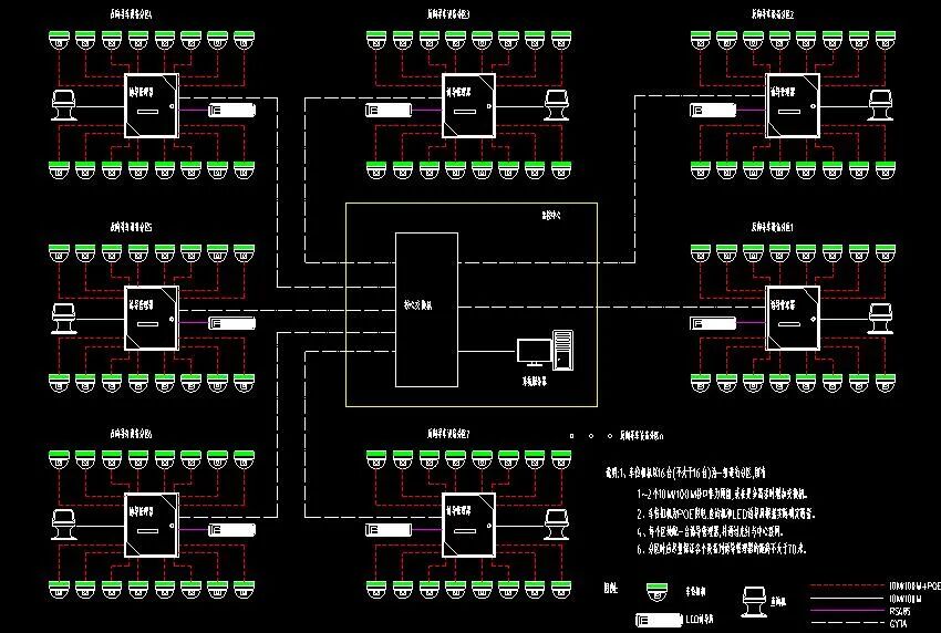 基于车牌识别的反向寻车系统施工手册及CAD图纸的图22