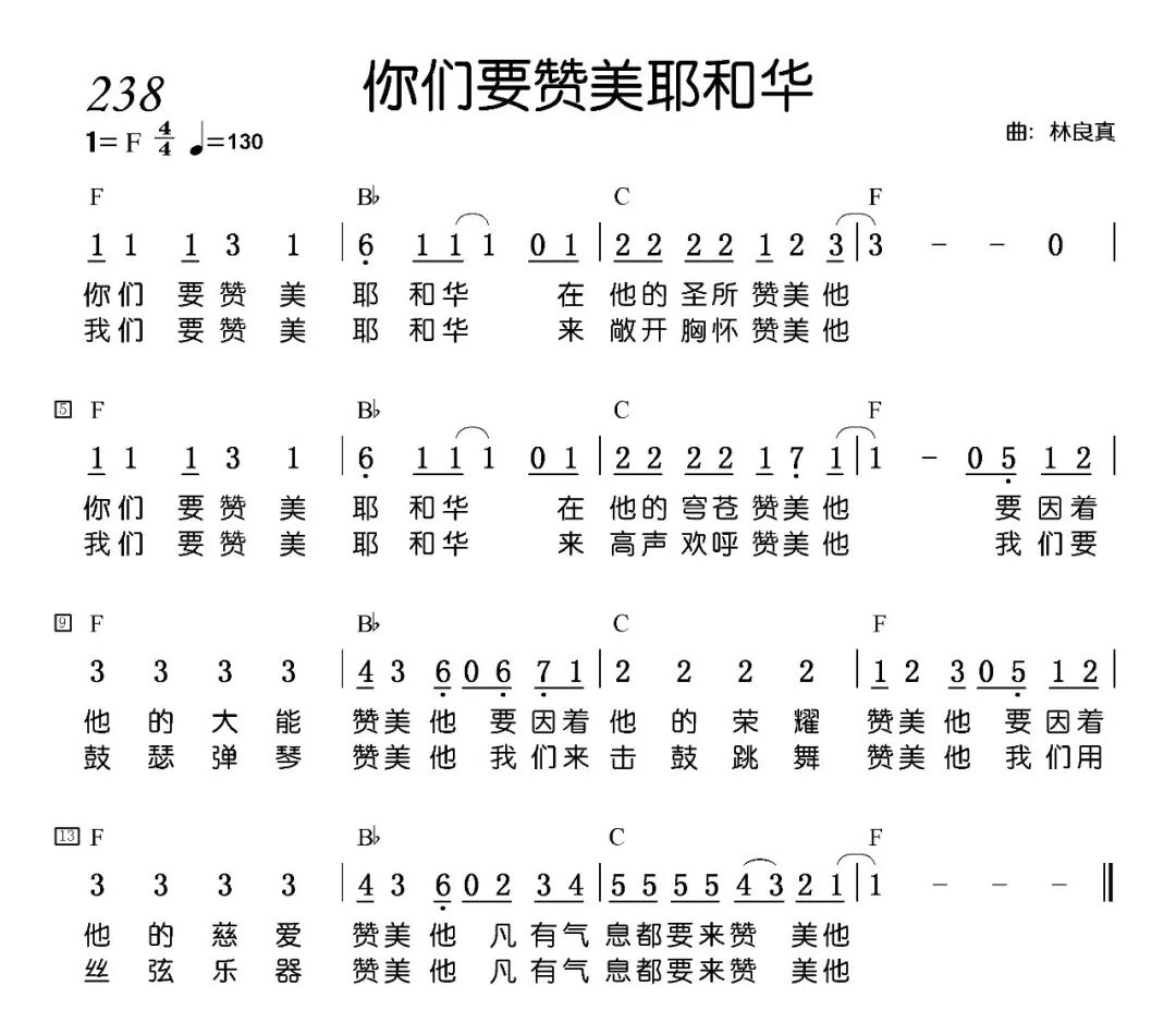 你们要赞美耶和华 附和弦谱 平安颂 诗歌分享 敬拜赞美音乐教室 微信公众号文章阅读 Wemp