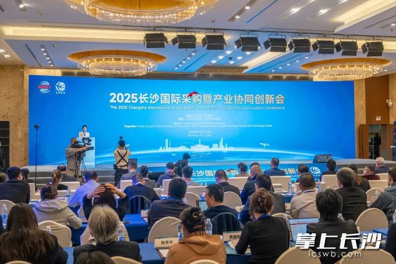 2025长沙国际采购暨产业协同创新会在长沙启幕。 均为长沙晚报全媒体记者周数邑摄