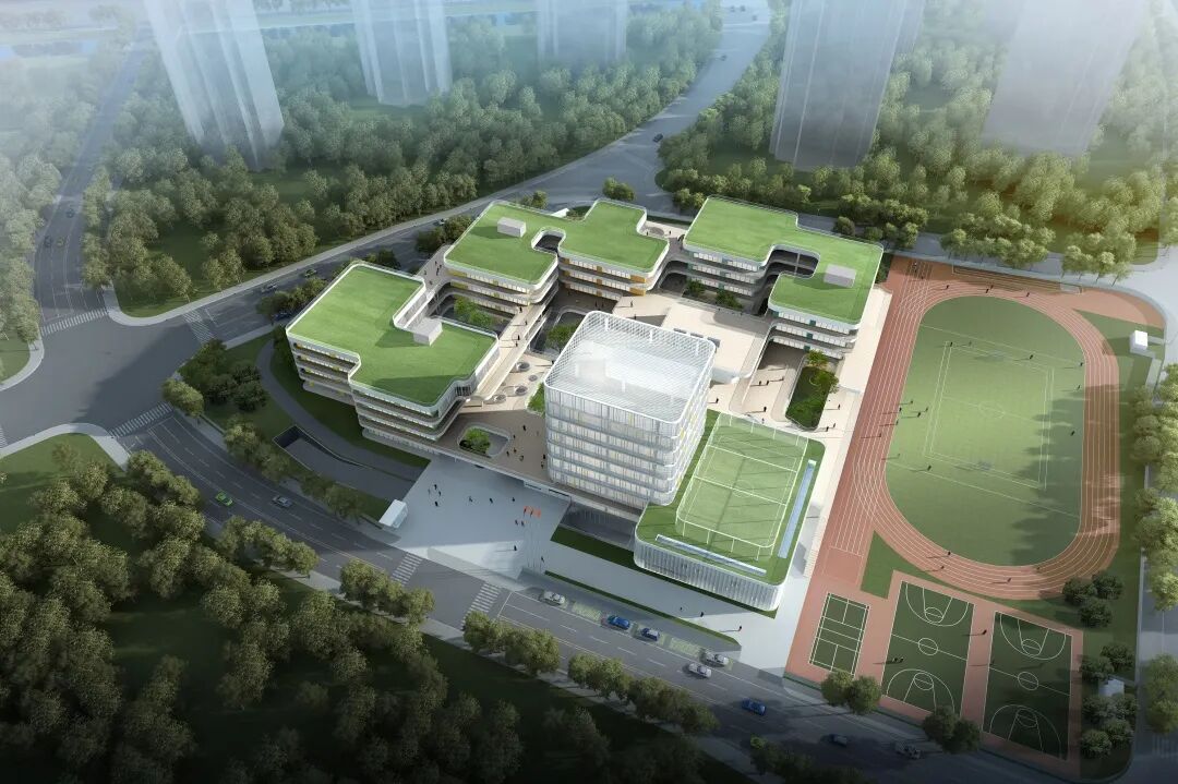 杭州市硅谷小学最新进展信息设计规模为36班小学