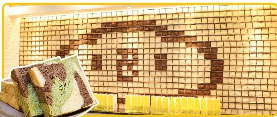 三里屯惊现5米吐司墙！一周去三次都不够！