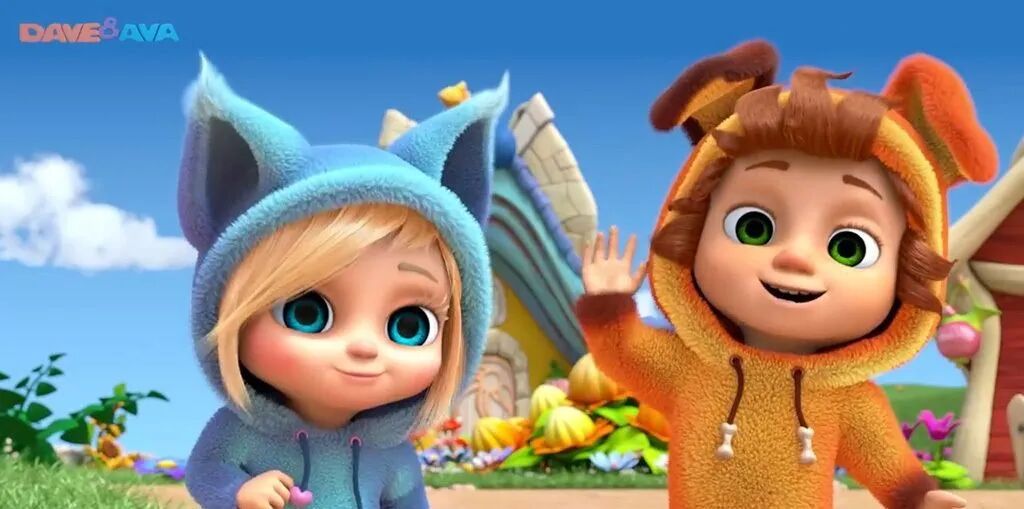 【免费资源分享】媲美迪士尼世界级制作水准，3D儿歌童谣动画《Dave and Ava 》100集高清视频！