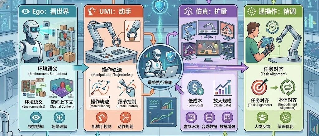 成本相差200倍，具身智能的四种主流数据到底怎么来的