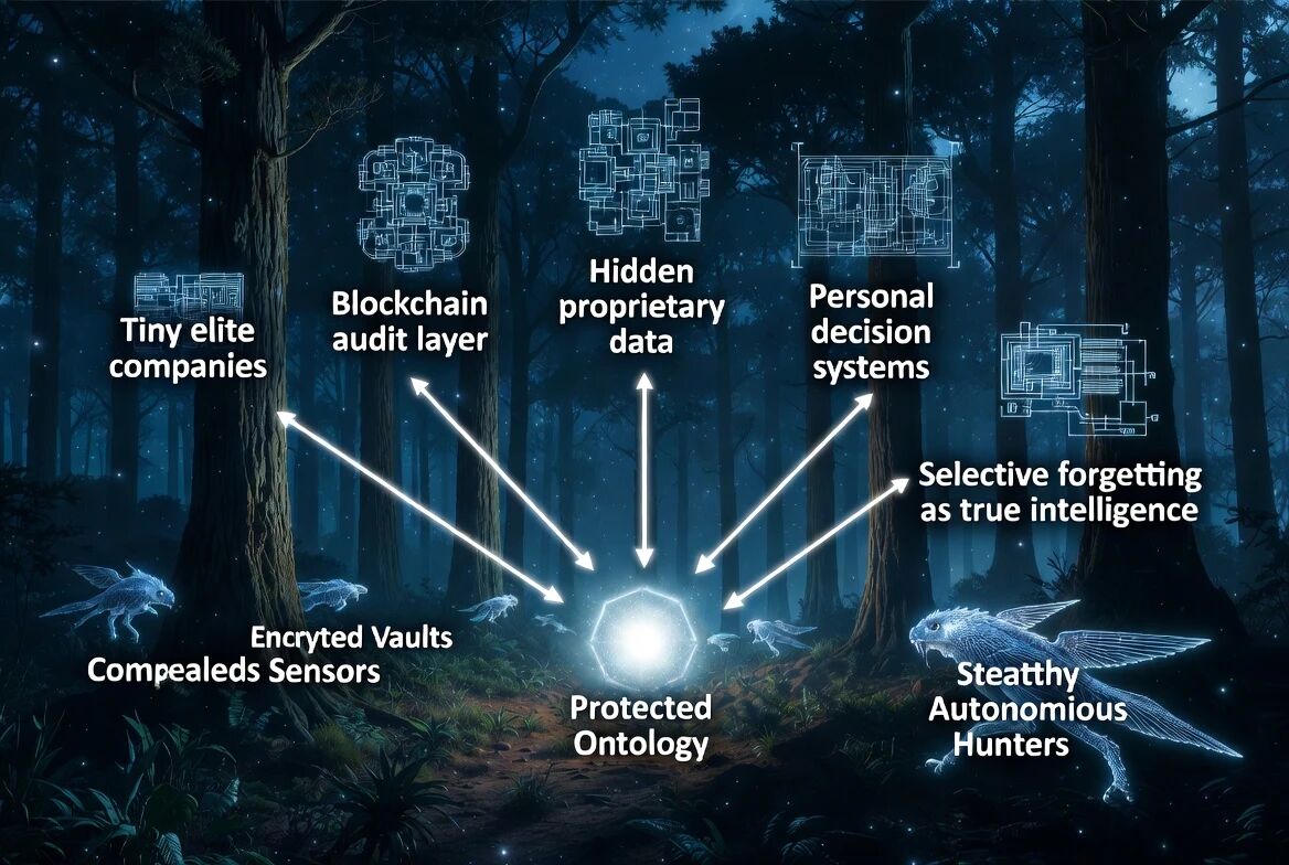 AI 竞争进入黑暗森林，真正的本体资产不会摆在明面上