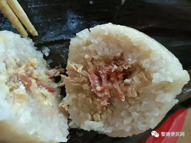 老友粉 酸粉 浓浓粽香情——糯米粽子也是黎塘最具有特色的美食,而且