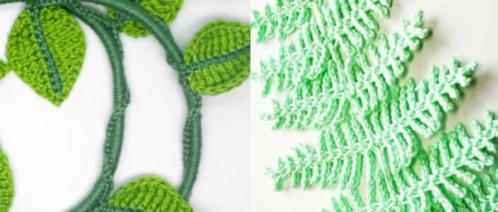 家里的电源线用这招改造太赞了，多种叶子的钩法，美爆整个家！（附教程）