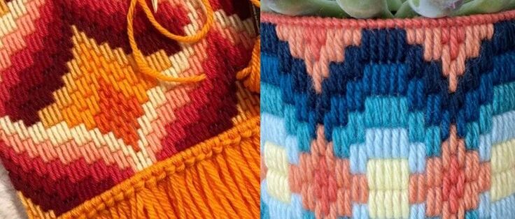 十字绣和立体绣的材料已经闲置多年了？只需利用一种针法，绣起来简单还巨实用！（附教程）