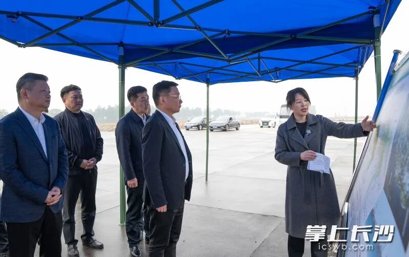 3月27日，市委副书记、市长陈博彰调研长株潭一体化发展工作。 长沙晚报全媒体记者 邹麟 摄