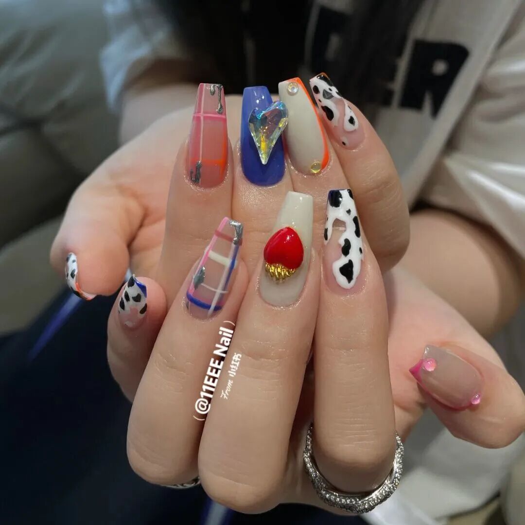 【美甲】100款Ins爆火的出游美甲，照着做刷爆朋友圈！（组图） - 49