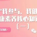 “我参与、我健康”健康素养核心知识问答（一）