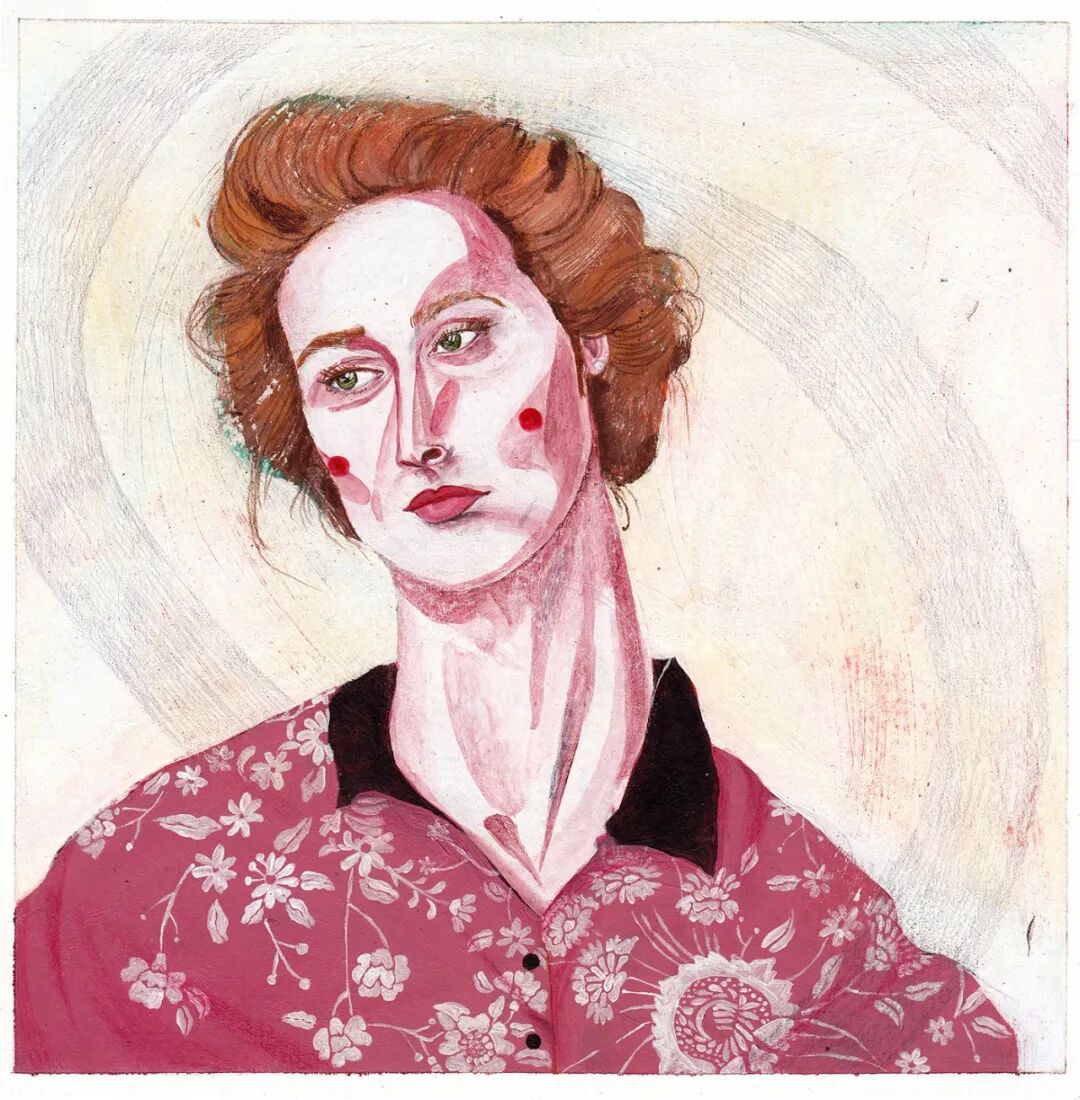 伊朗插画师haniehghashghaei那些奇怪的童年记忆