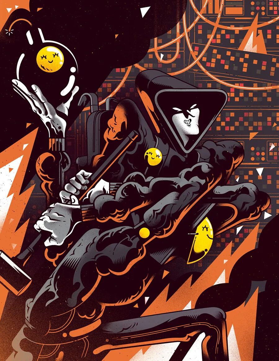 巴西插画师gabrielsilveira科幻迷插画师