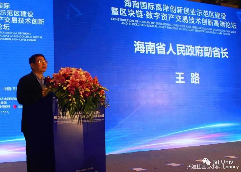海南副省长：数字资产交易怎么做还不清楚，但海南希望成为国家级示范区