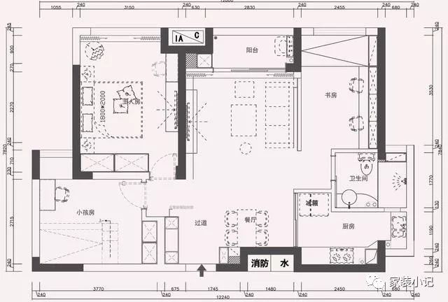 89平三房室新房，進門鞋櫃太滿意，這麼裝漂亮又省空間，曬曬 家居 第2張