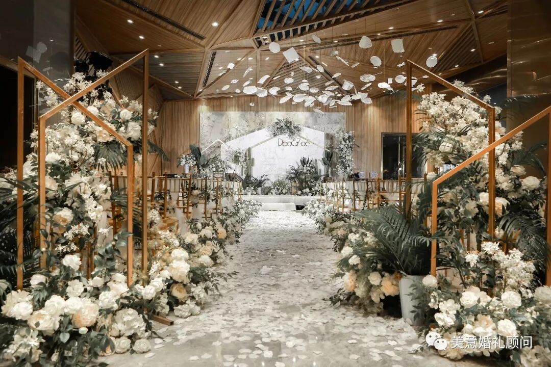 婚礼场布 | 清新简约，开启你的夏日婚礼梦