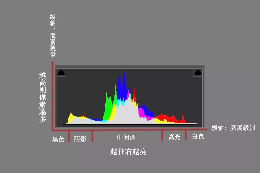 摄影干货简单粗暴解读直方图