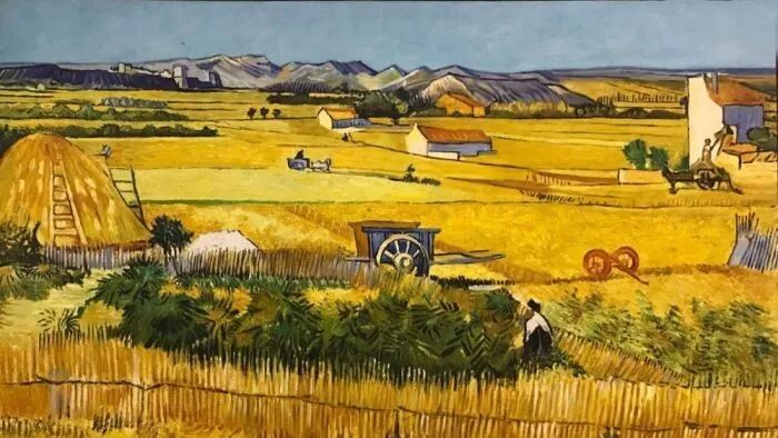 100张梵高的秋天风景美的让人落泪