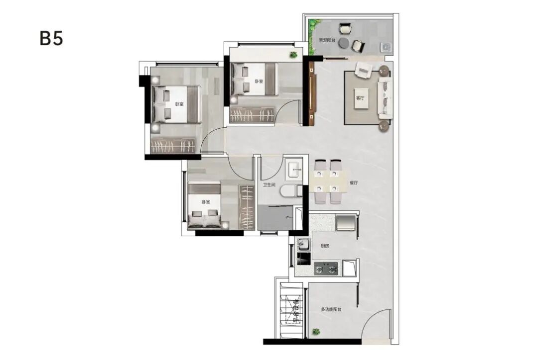 天河珠江花城六期新品上新，加推76㎡三房