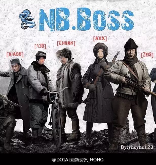 HOHO哥制作的NB.BOSS宣传海报