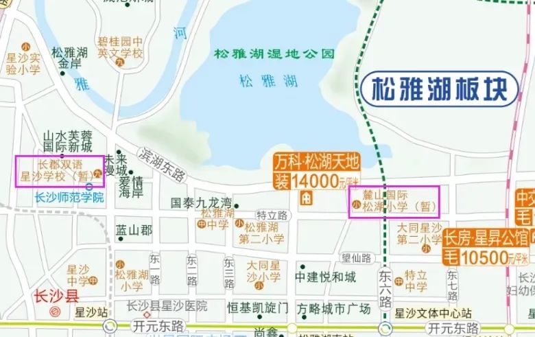 长沙楼市地图电子版图片