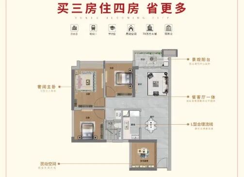 白云品实云湖花城又加推，有小面积值得买！