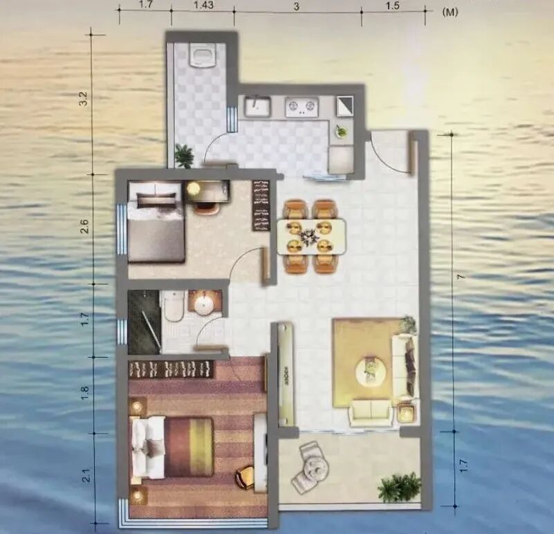 广州祈福黄金海岸独栋别墅建面144㎡~631㎡！