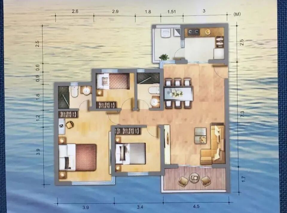 广州祈福黄金海岸独栋别墅建面144㎡~631㎡！