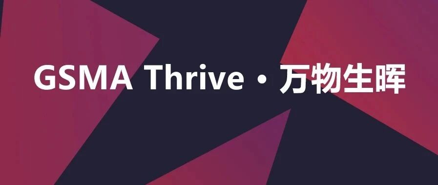 专题报道丨首届GSMA Thrive·万物生晖在线展会