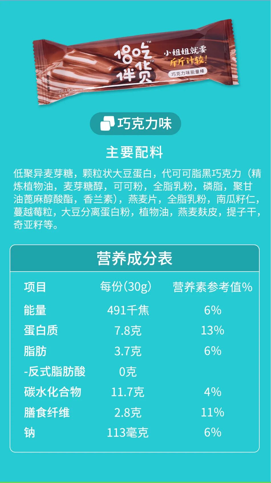 春芝堂#吃货伴侣#能量棒组合上市