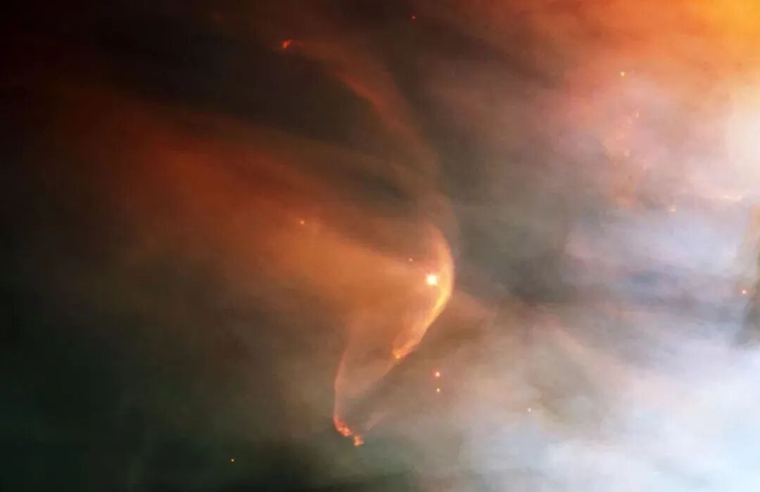 宇宙流體力學？獵戶座的弓形激波的圖2
