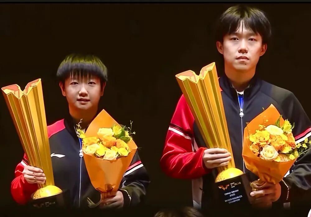 孙颖莎王楚钦说8年依然默契,八年默契铸传奇，莎头组合横扫夺冠