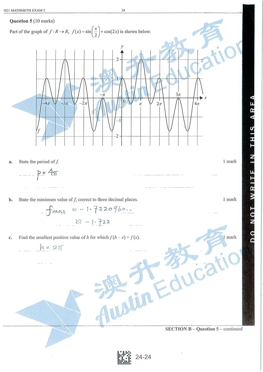 vce exam dates 2021 年 VCE MM2卷答案新鲜出炉！ Austin Education