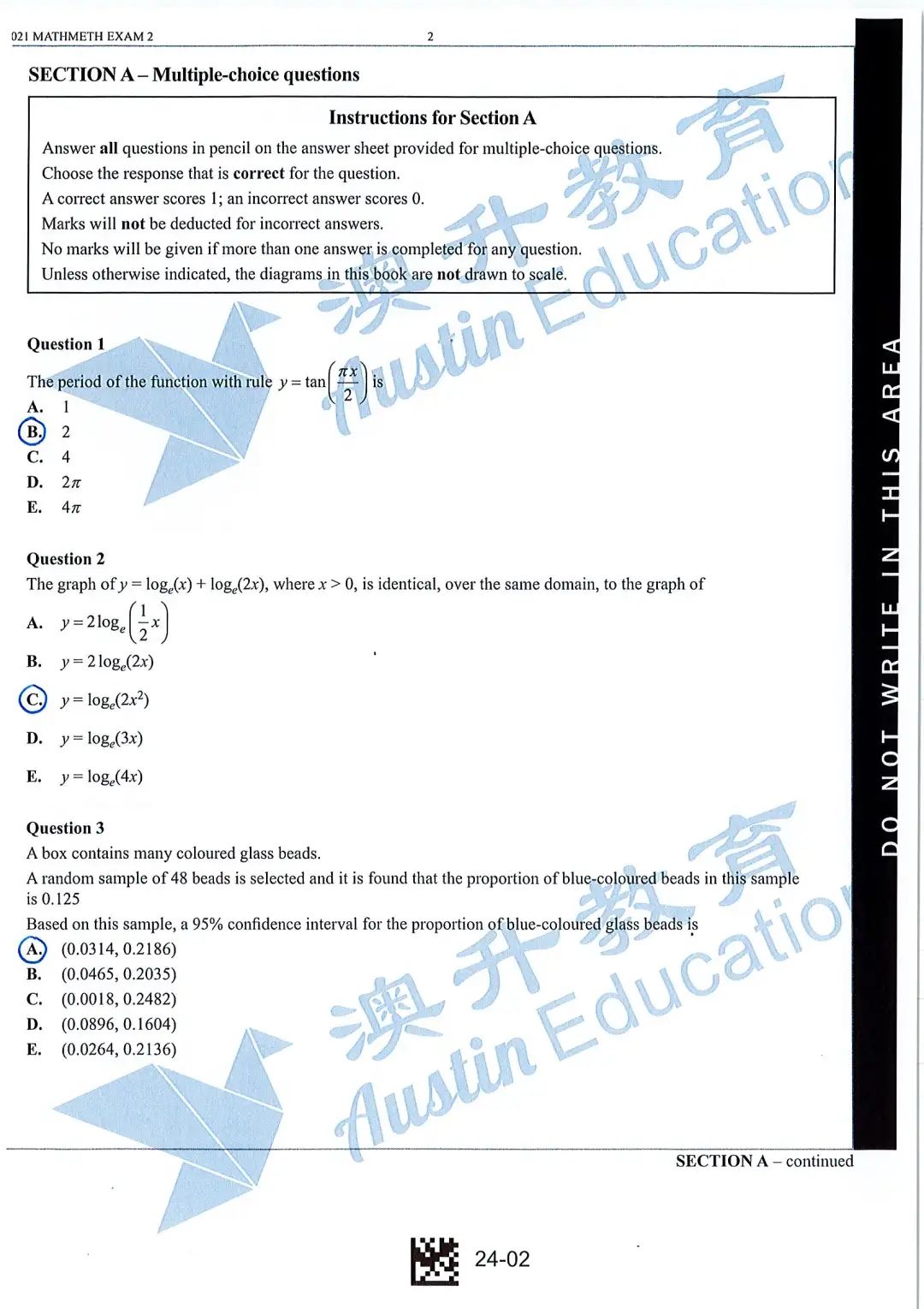 vce exam timetable 2021 - Austin Education 01