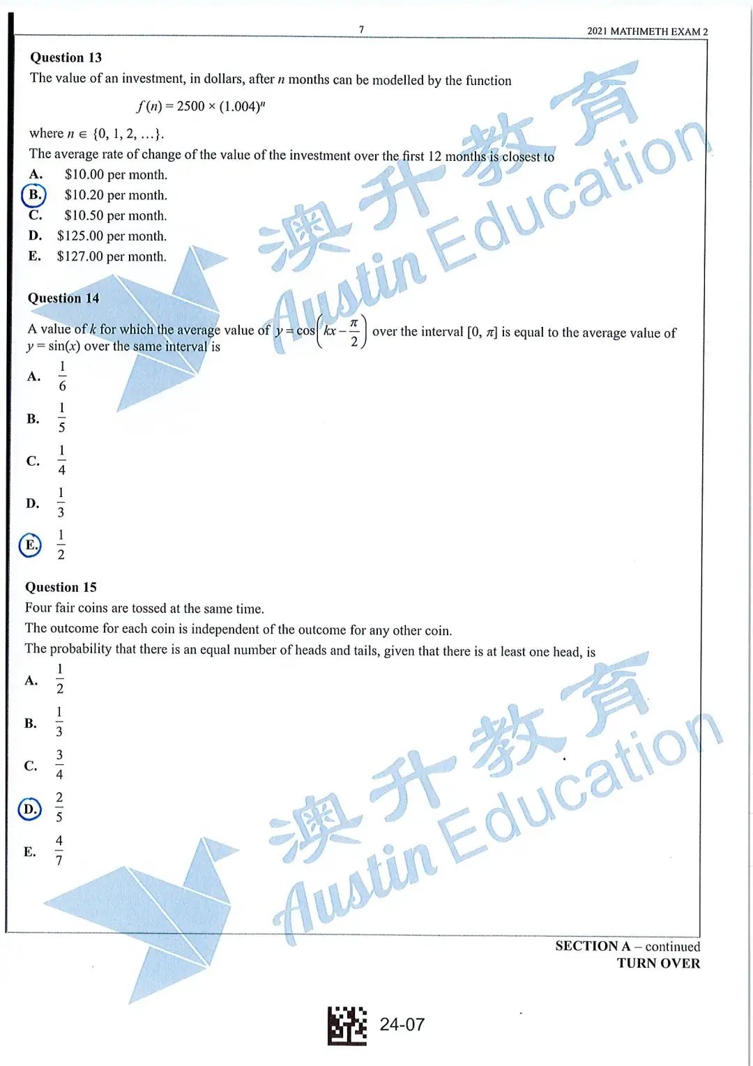vce exam timetable 2021 - Austin Education 06