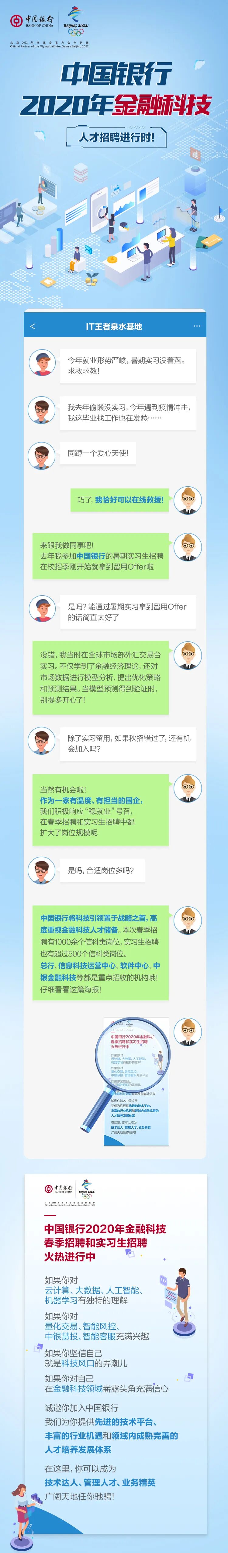 中国银行2020年金融科技人才招聘进行时 中国银行人才招聘 微信公众号文章 微小领