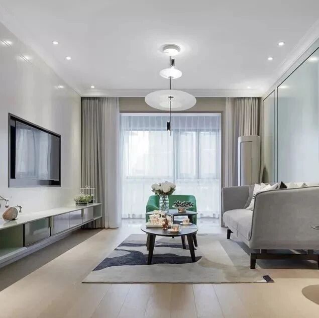 121㎡现代简约，淡淡的清新，慢慢的生活，情趣优雅好惬意