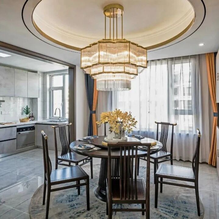 180㎡现代中式，没有老土气的设计，禅意儒雅好高级