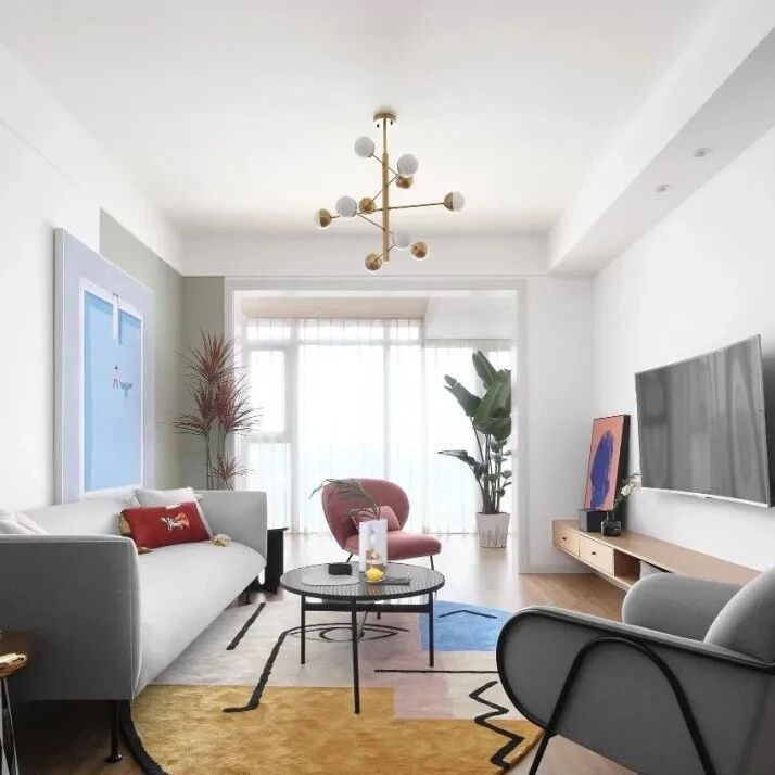 107㎡简约，单身贵族小女生，浪漫优雅的空间，住出高冷气质范