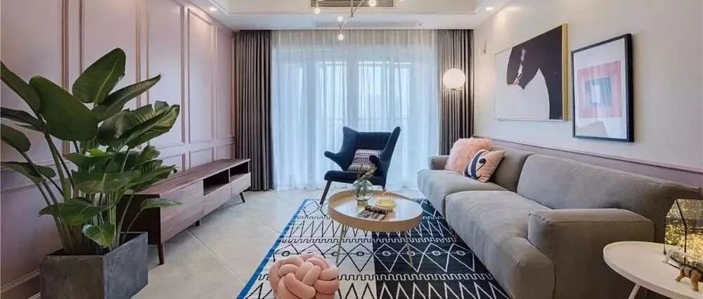 82㎡北欧混搭风小家，生活本该如此缤纷