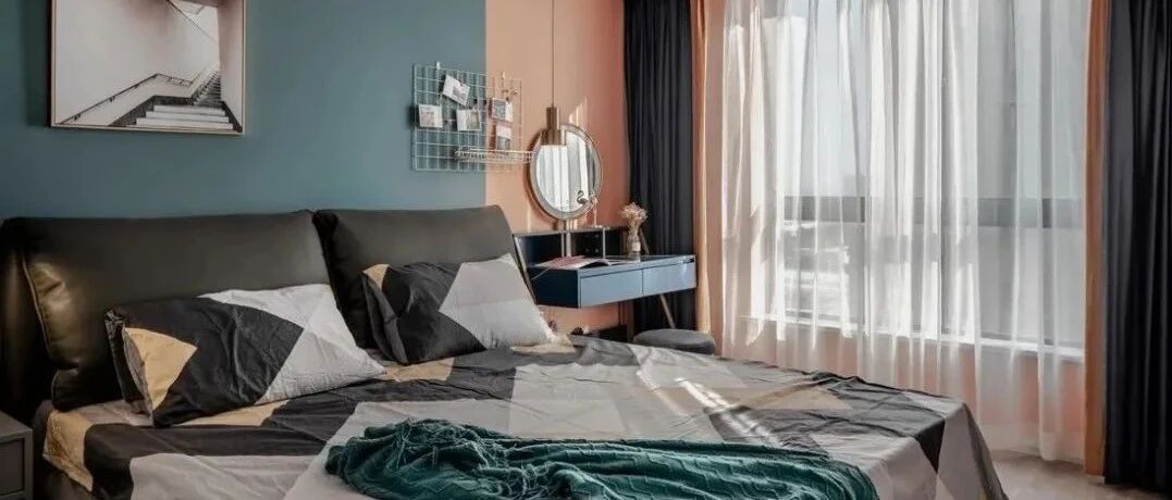 89平北欧风三居室，打通阳台，通透敞亮，全屋定制柜子超实用！