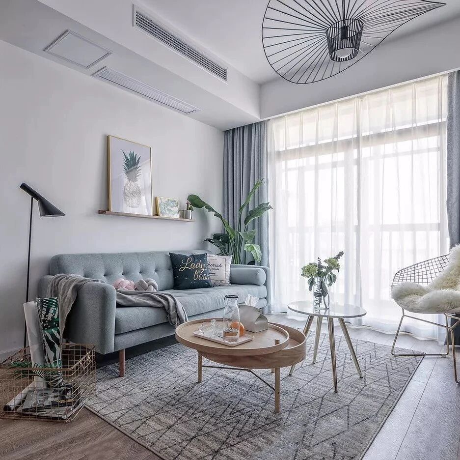 114平的小清新北欧风三居室，文艺范满满，太舒适了