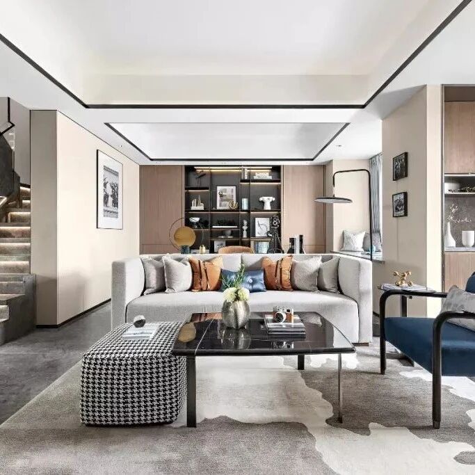 191㎡现代风叠墅，闲适成熟，安静端庄