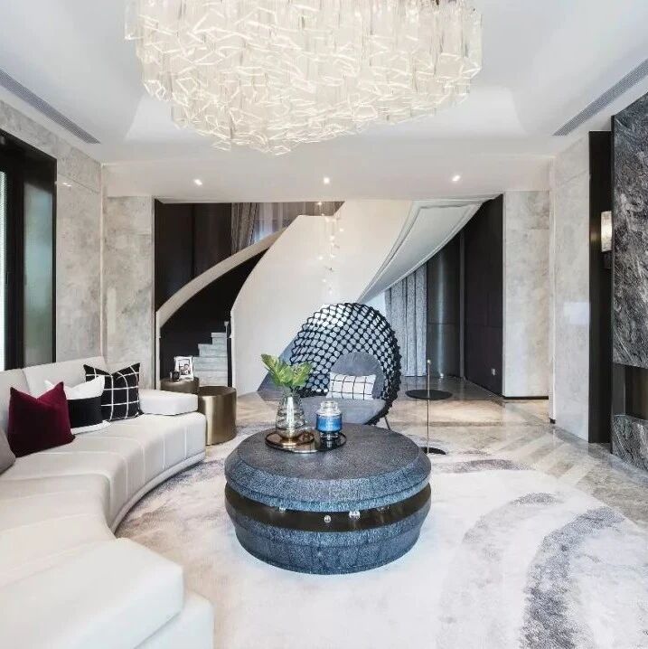 527㎡现代中式别墅实景，现代与古典的浪漫邂逅